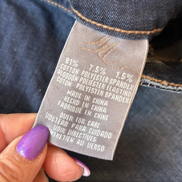 Melissa McCarthy Seven7 Studded Girlfriend Distressed Jeans - Picture 9 of 9